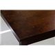 ダイニングテーブル(MIRA) 【120cm×75cm】 木製 ダークブラウン - 縮小画像4