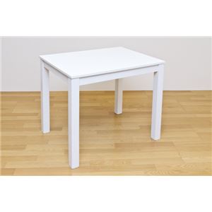 NEWフリーテーブル 【85cm×65cm】 木製 ホワイト(白) - 拡大画像