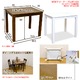 NEWフリーテーブル 【85cm×65cm】 木製 ホワイト(白) - 縮小画像6