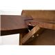 ダイニングテーブル(ファミーユ) 【幅75cm/正方形】 木製 ダークブラウン - 縮小画像6