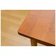 ダイニングテーブル 【幅75cm/正方形】 木製 マイルドブラウン - 縮小画像3