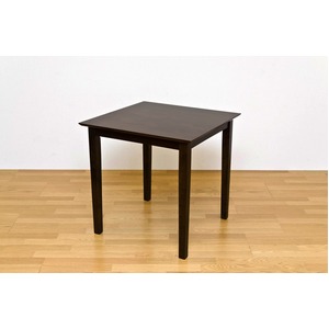 ダイニングテーブル(CESENA) 【幅75cm/正方形】 木製 ウォールナット - 拡大画像