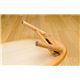 折りたたみローテーブル/棚付きフォールディングテーブル(EMIL) 【100cm×50cm】 オーバル型 木製 ビーチ - 縮小画像4