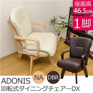 HTL-09NA （8.4）ADONIS 回転式ダイニングチェアDX NA - 拡大画像