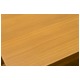 フリーテーブル(ダイニングテーブル/リビングテーブル) 正方形 幅75cm×奥行75cm 木製 ライトブラウン - 縮小画像4