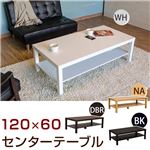 【アウトレット品】0065B BK （2.1）センターテーブル 120×60 BK