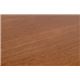 ダイニングテーブル/リビングテーブル 【幅120cm×奥行75cm】 長方形 ROBIN 木製 ウォールナット - 縮小画像3