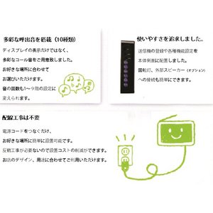 マイコール 表示機2台コールボタン(電池式)白20個セット(日本語音声ガイダンス) マイコール 表示機2台コールボタン(電池式)白20個セット(日本語音声ガイダンス)