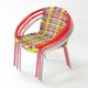 COLORS KID`S ROUND CHAIR PINK MIXカラーキッズラウンドチェア - 縮小画像4