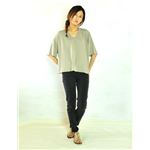 ALEXANDER YAMAGUCHI Uネックコットンカットソー グレー レディース ABW-07(GRY/S)