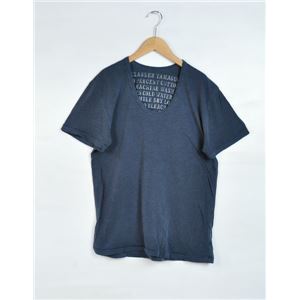ALEXANDER YAMAGUCHI コットンUネックTシャツ ネイビー メンズ UN-01(IND/M)
