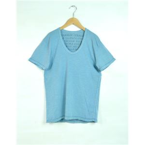 ALEXANDER YAMAGUCHI コットンUネックTシャツ ブルー メンズ UN-01(MAR/M)  - 拡大画像