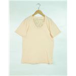 ALEXANDER YAMAGUCHI コットンUネックTシャツ ピーチ メンズ UN-01(PEA/M)