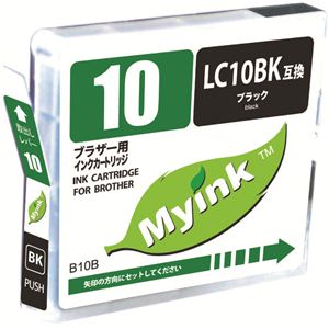 汎用インクカートリッジ ブラザー用 ブラック B10B