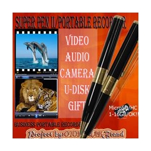 防犯用小型カメラ　高画質ペン型ビデオカメラ