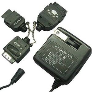 Rixʥå 󥻥 AC Ŵ AC100Vб Ĺ1.5m ɥǥ FOMA/SoftBank/AU/DoCoMo mova/SoftBank PDC ʥ֥å RX-JUA955PAF 2ĥåȡ۲