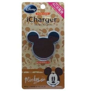 Rixʥå iCharger Disney ǥˡ ߥåޥ 륨åȷ ѥ󥻥 AC Ŵ б ʥ֥å RX-DNYACBK 2ĥåȡ۲2
