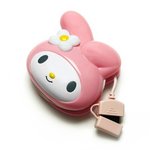 PGA docomo FOMA/SoftBank 3G携帯電話用 サンリオキャラクター ダイカットAC充電器 マイメロディ PG-MYMJU056FO 3個セット