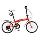 Ferrari（フェラーリ） 自転車 AL-FDB207 Pack レッド