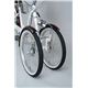【BAA取得】Bambina （バンビーナ）三輪自転車 完全組立済 MG-CH243F ホワイト 【フロントチャイルドシート付】 - 縮小画像2