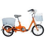 【ロータイプ三輪自転車】 ロータイプ・スイングチャーリー　MG-TRE16SW　オレンジ 