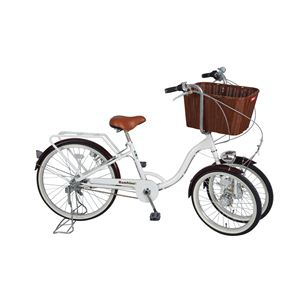 Bambina（バンビーナ）バスケット付き三輪自転車 MG-CH243B WH