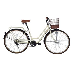 OFF（オフ）自転車 シティサイクル26 6S MG-OFF266 WH
