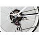 ZERO-ONE （ゼロワン）20インチ 折り畳み自転車 FDB20 6Sホワイト【タイヤを固定バンド・120cmワイヤーロック付 鍵2本】 MG-ZRE206WH - 縮小画像3