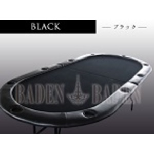 ポーカーテーブル (C10-LIGHT) (2折・軽量タイプ) ブラック 商品画像