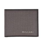 BVLGARI（ブルガリ） 32580 BLACK 二つ折り財布※小銭入れ無し 【ブランド箱入り】