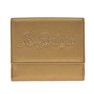 BVLGARI（ブルガリ） 32851 BRONZE ダブルホック財布　【ブランド箱入り】