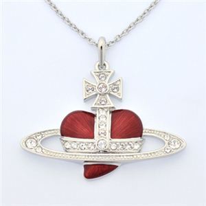 Vivienne Westwood（ヴィヴィアンウエストウッド） LARGE DIAMANTE HEART P／SS／RED SS PNK ネックレス