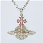 Vivienne Westwood（ヴィヴィアンウエストウッド） PEARLY QUEEN 3D SMALL ORB P SS PEWTER ネックレス　【ブランド箱入り】