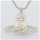 Vivienne Westwood（ヴィヴィアンウエストウッド） COMET BAS RELIEF P／SS／WH ネックレス