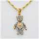 Vivienne Westwood（ヴィヴィアンウエストウッド） LITTLE PAVE TEDDY P／GP／SS ネックレス