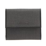 BVLGARI（ブルガリ） 32586 BLACK ダブルホック財布 【ブランド箱入り】