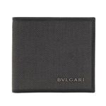 BVLGARI（ブルガリ） 32581 BLACK 二つ折り財布 小銭入れ付き 【ブランド箱入り】