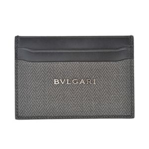 BVLGARI（ブルガリ） 32584 BLACK カードケース 【ブランド箱入り】