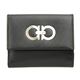 Ferragamo（フェラガモ） ダブルホック財布 7122PEBBLE BLK