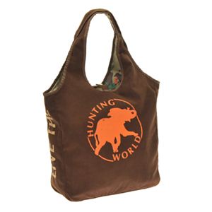 HUNTING WORLD（ハンティングワールド） 7101 591 D.BROWN／BEIGE 手提げバッグ（リバーシブル）