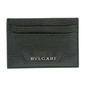 BVLGARI（ブルガリ） 33404 BLACK カードケース 【ブランド箱入り】