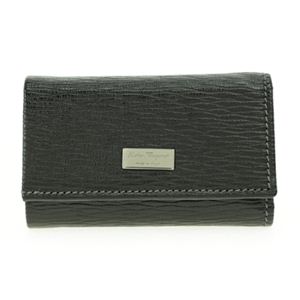 Ferragamo（フェラガモ） 7075PEBBLE BLK 6連キーケース