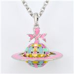 Vivienne Westwood（ヴィヴィアンウエストウッド） RIBBON BAS 3D ORB P／SS／MU ネックレス