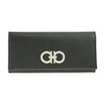 Salvatore Ferragamo（フェラガモ） B481PEBBLE BLK 長札（ファスナー付）