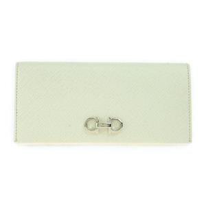 Salvatore Ferragamo（フェラガモ） B552PEBBLE POR 長札（ファスナー付）