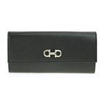 Salvatore Ferragamo（フェラガモ） B002PEBBLE BLK 長札（ファスナー付）
