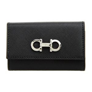 Salvatore Ferragamo（フェラガモ） A999PEBBLE BLK 6連キーケース