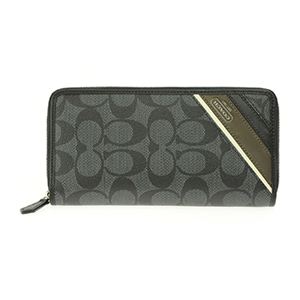 COACH（コーチ） 74255 BK／CQ 長札（ラウンドファスナー）