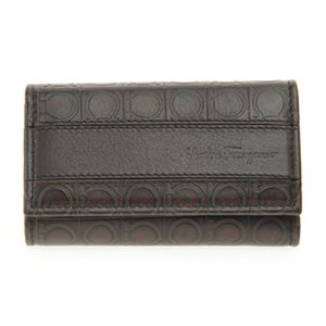FERRAGAMO（フェラガモ） 8729 PEBBLE／HIC 6連キーケース