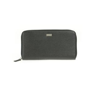 FERRAGAMO（フェラガモ） 9102 PEBBLE／BLK 長札（ファスナー付）